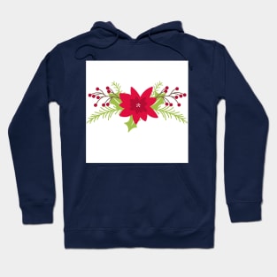 Illustrated Christmas Plants Hoodie